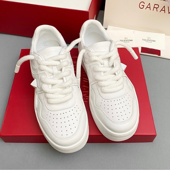 Valentino Shoes - Valentino Women's Elegant White Sneakers